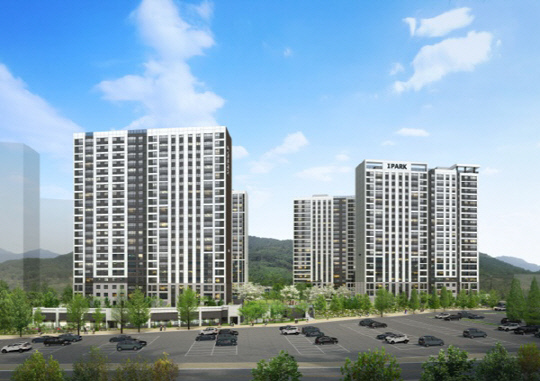 '곤지암역 센트럴 아이파크' 투시도. [HDC현대산업개발 제공]